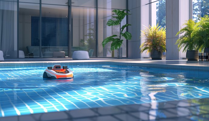 Farewell to wire bondage: Wireless charging innovation for swimming pool cleaning robots