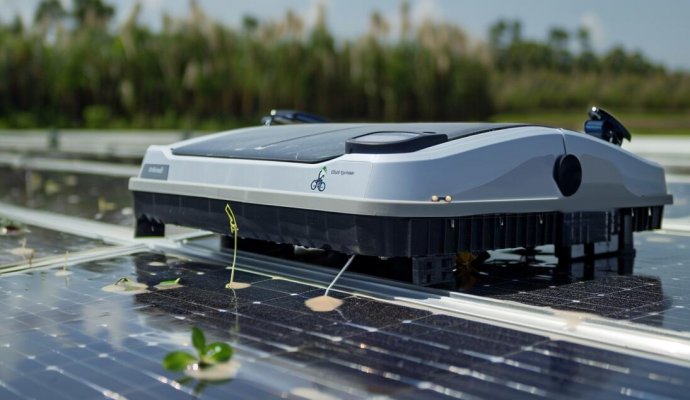 Clean photovoltaic robots: Intelligent solutions for solar panel cleaning (wireless charging)