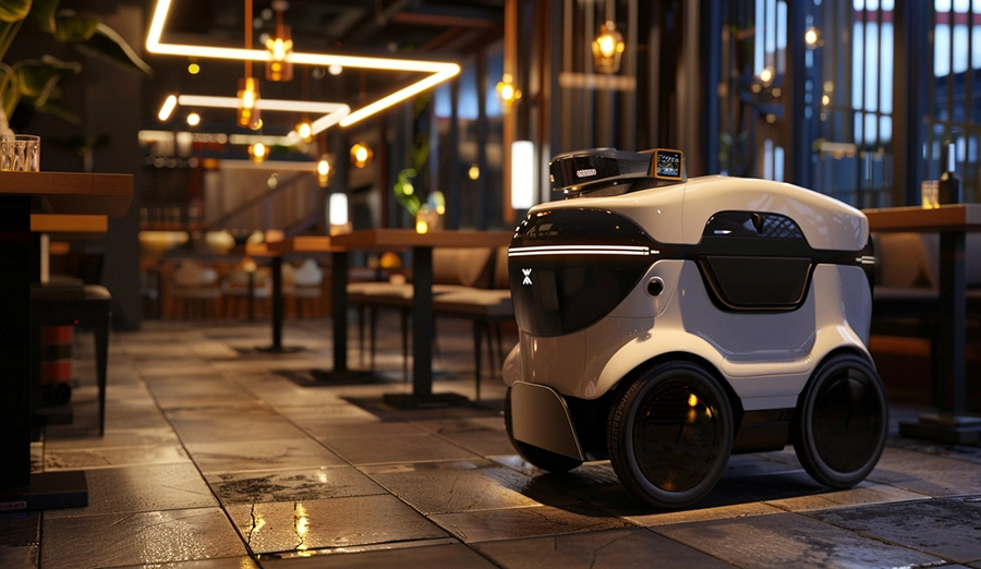 Smart Restaurants: How Wireless Charging Enhances the Efficiency of Autonomous Delivery Carts