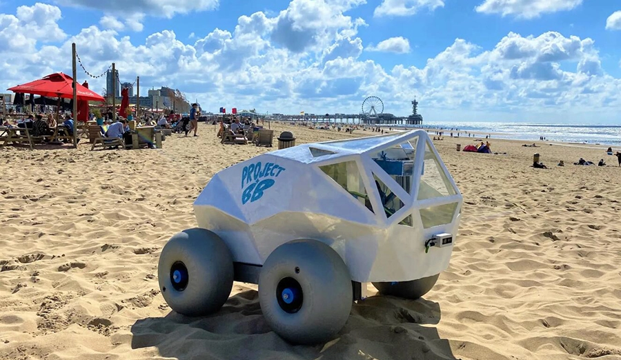 Green Beach Pioneer: How Wireless Charging Enhances the Efficiency of Beach Cleaning Robots